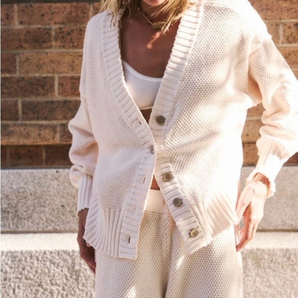 Free People Hailee Cardi Set